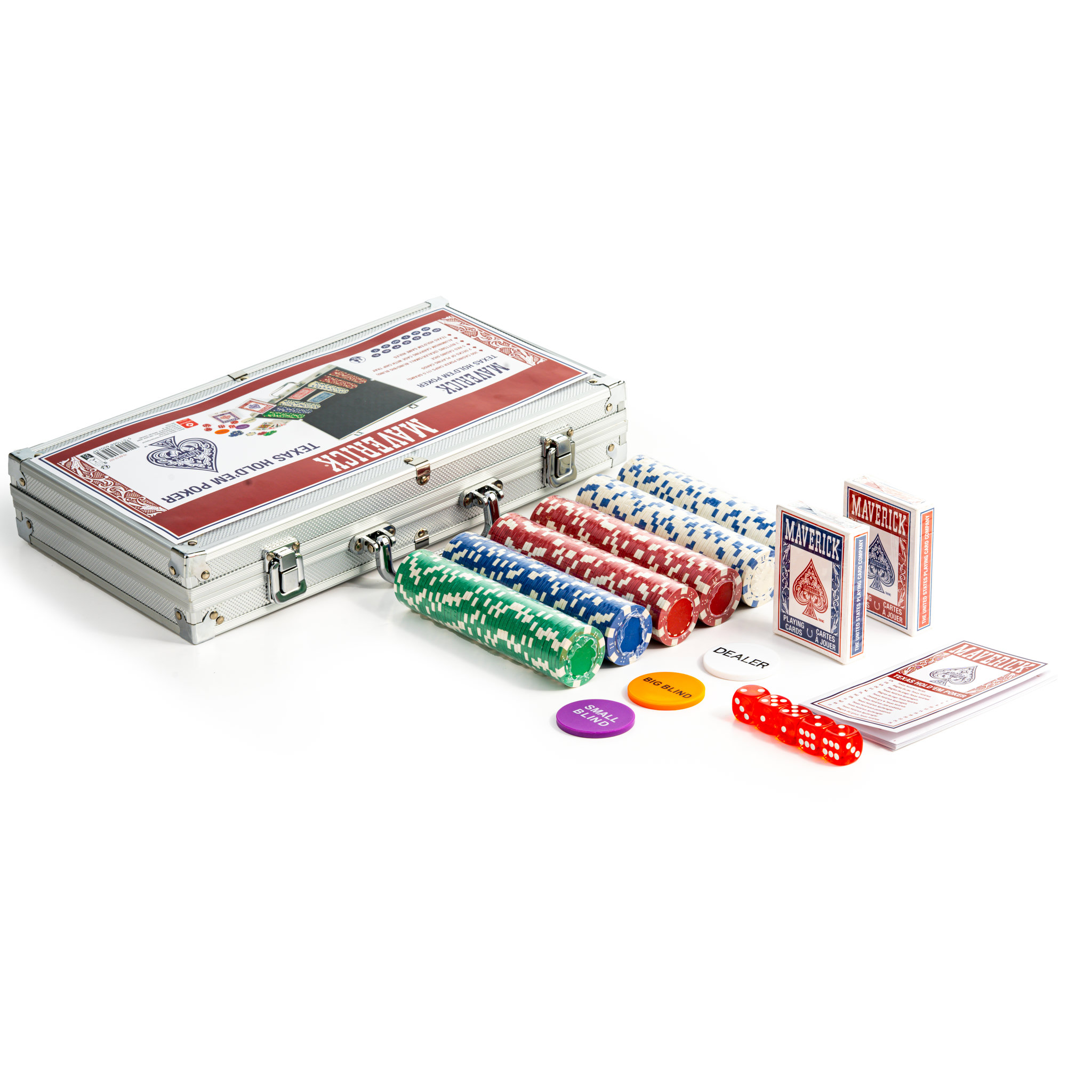 CARTAMUNDI Poker mallette Maverick 300 jetons 