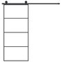 Voir la diapositive 3 : VIDAXL Porte coulissante avec kit de quincaillerie 90x205 cm Verre ESG