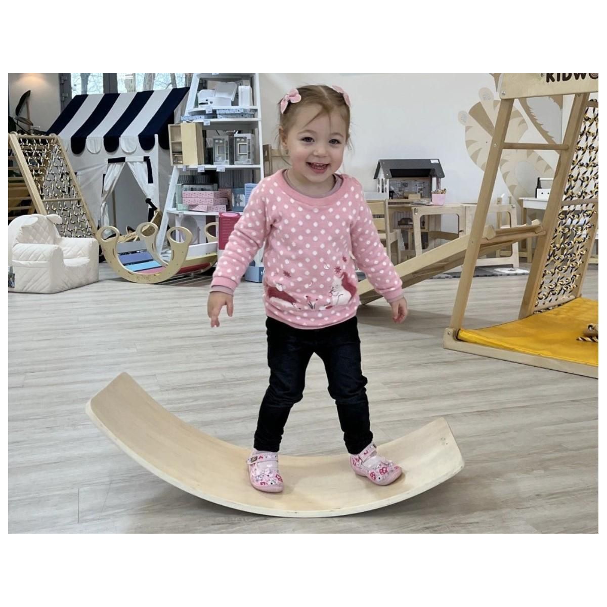 ELINELI Planche à bascule en bois