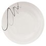 Voir la diapositive 1 : SECRET DE GOURMET Service de Table 18 Pièces  Pablo  26cm Blanc & Noir