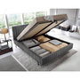 Voir la diapositive 1 : LISA DESIGN Flavio - lit coffre - 160x200 cm - sommier inclus - en velours