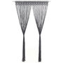 Voir la diapositive 1 : VIDAXL Rideau en macrame Anthracite 140x240 cm Coton