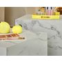 Voir la diapositive 4 : LISA DESIGN Fabio - lot de 2 tables basses - marbre blanc