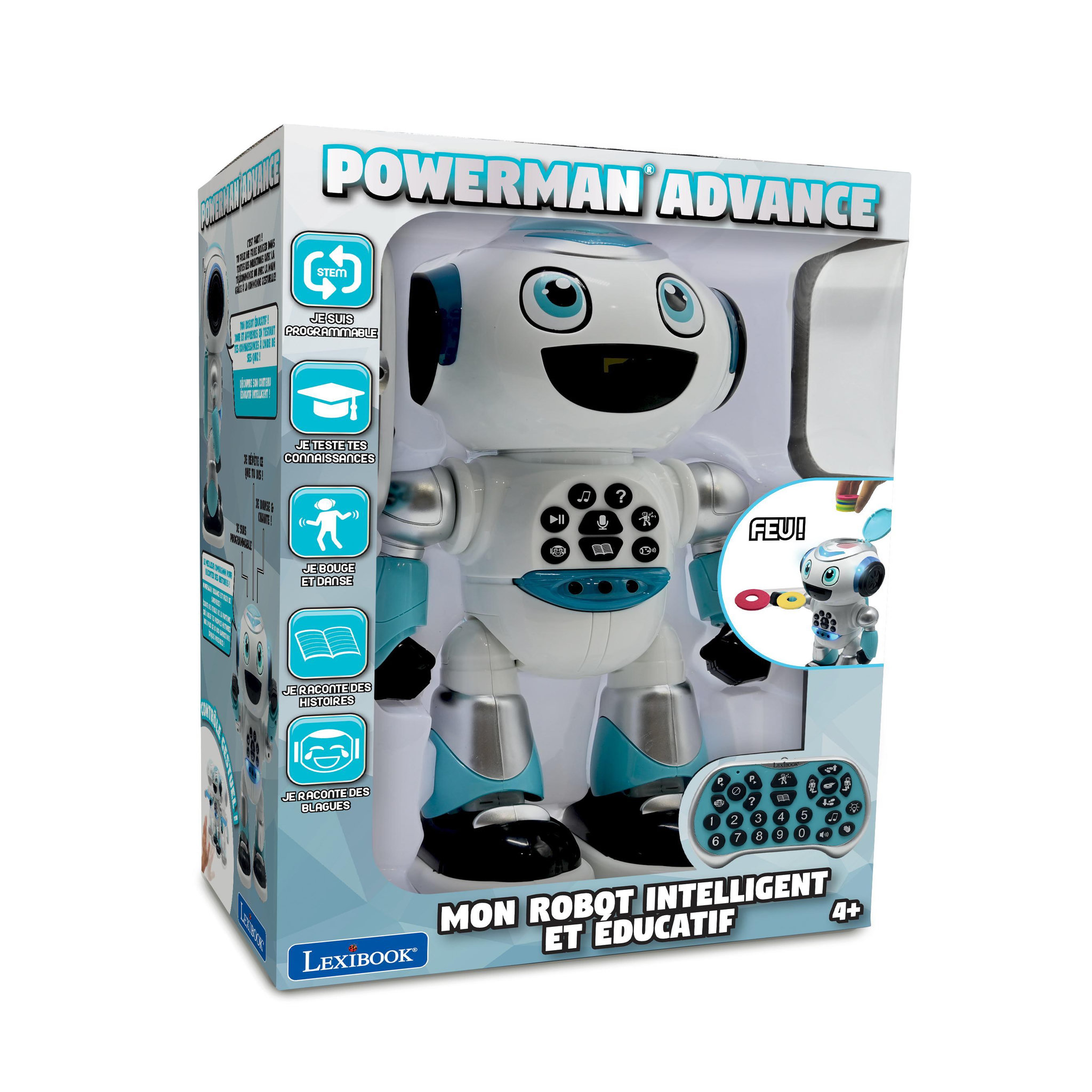 Voir la diapositive 5 : Lexibook Powerman Robot Programmable (Français)