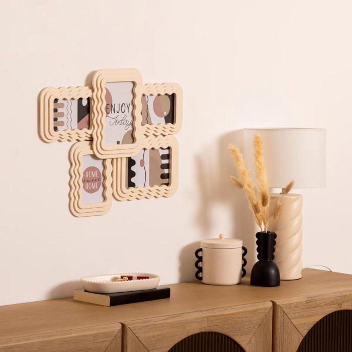 ATMOSPHERA Pêle-Mêle 5 Photos  Kelly  51cm Beige