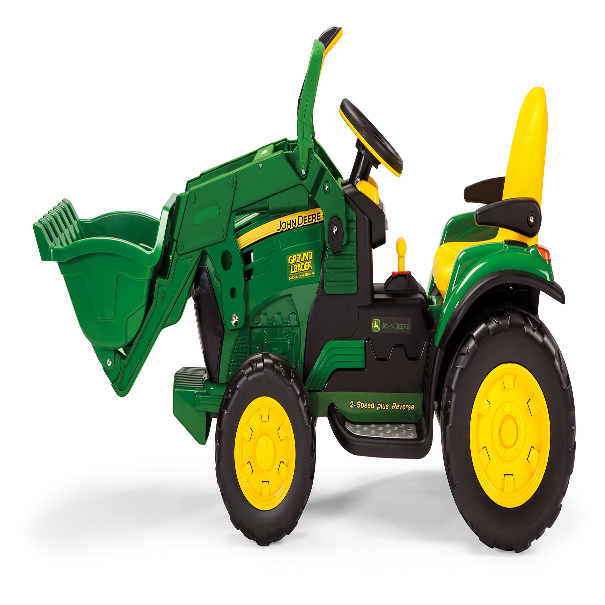 Voir la diapositive 2 : PEG PEREGO Tracteur avec pelleteuse John Deere 