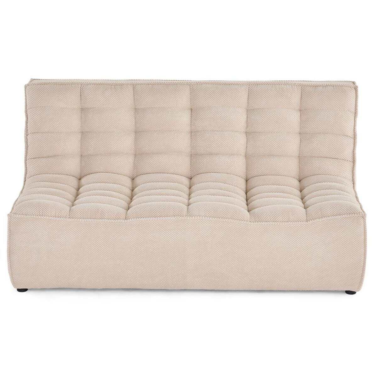 LISA DESIGN Ellie - canapé 2 places en velours texturé