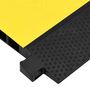Voir la diapositive 5 : VIDAXL Rampe de protection de cable avec 5 canaux 90 cm caoutchouc