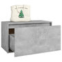 Voir la diapositive 4 : VIDAXL Banc d'entree 80x40x45 cm Gris beton Bois d'ingenierie