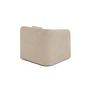 Voir la diapositive 4 : LISA DESIGN Ikare - module d'assise d'angle gauche - en tissu