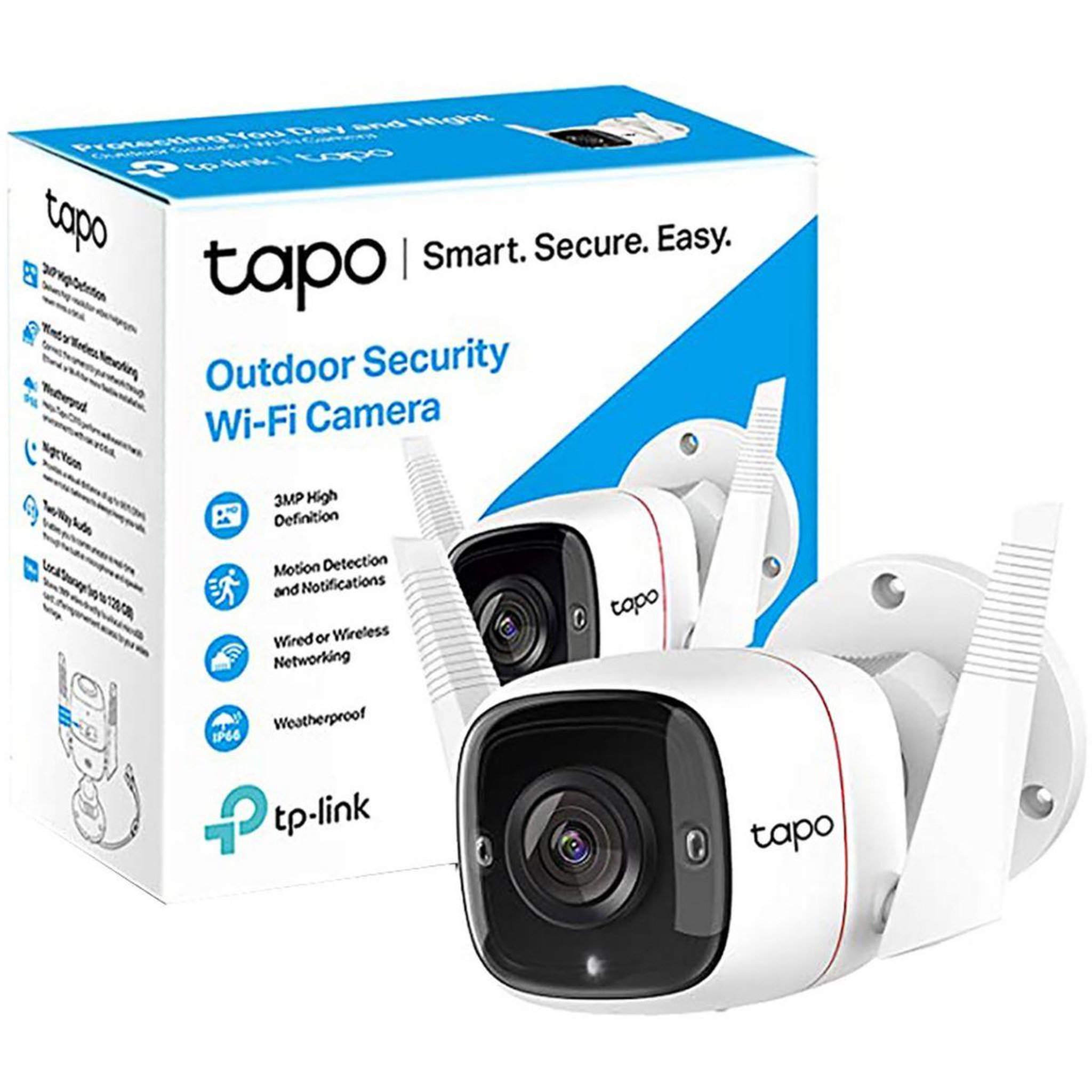 TP-LINK Caméra de surveillance Wifi Tapo C310 2K 3MP