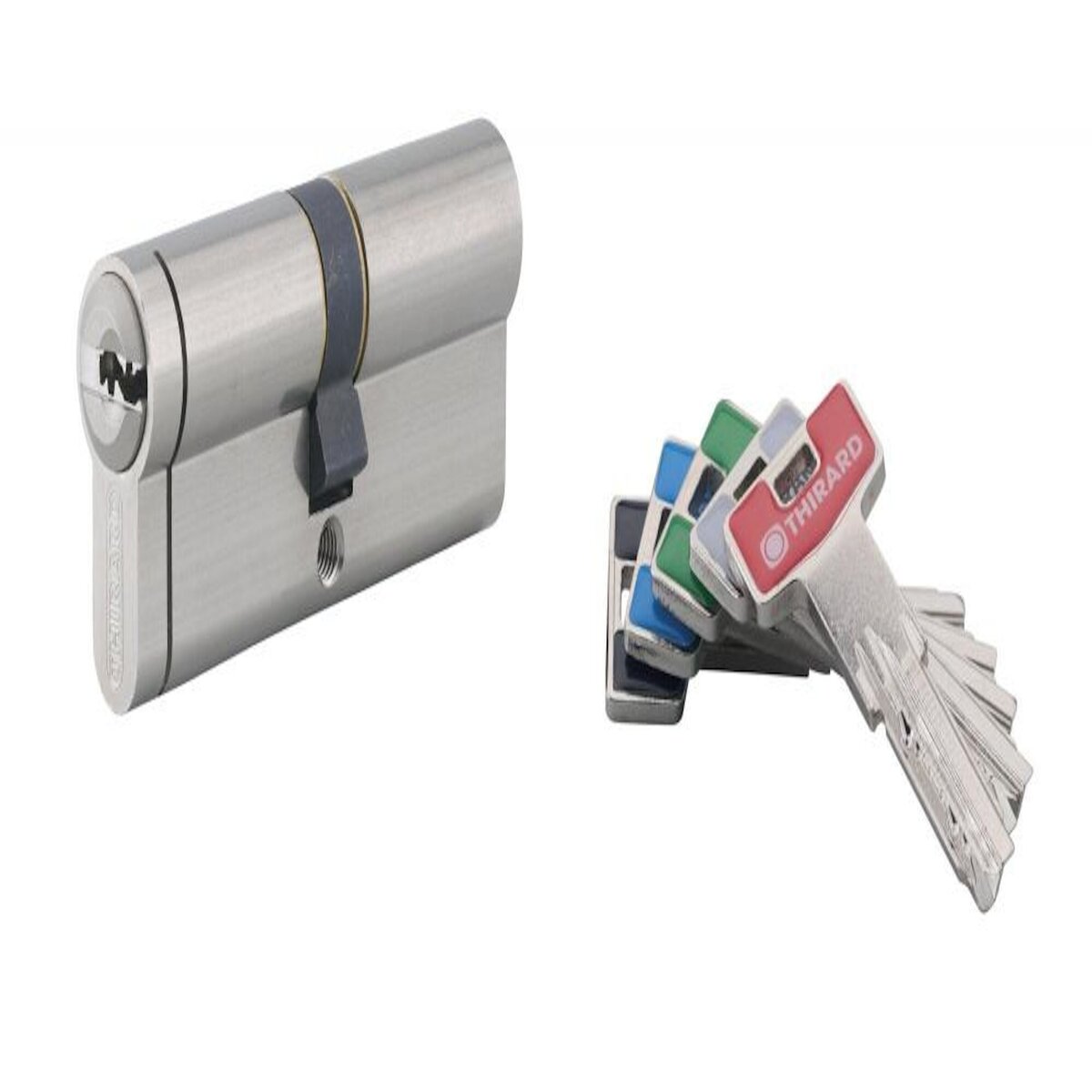 THIRARD Cylindre de serrure THIRARD Transit 2 débrayable L.40 + 40 mm