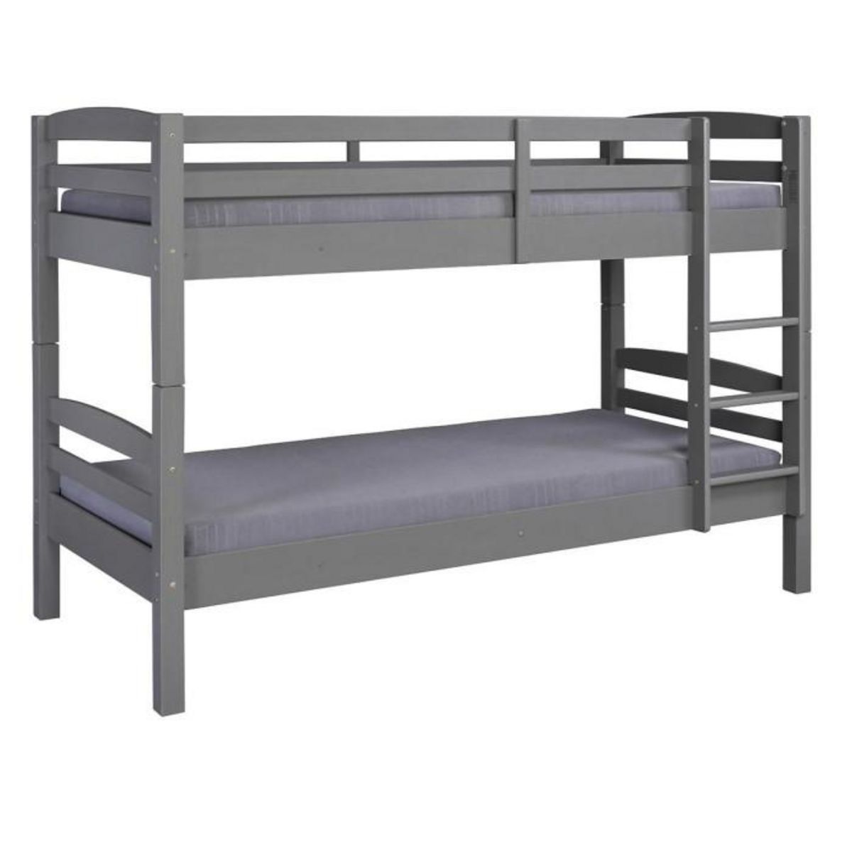 Paris Prix Lit Superposé en Bois  Marius  90x200cm Gris