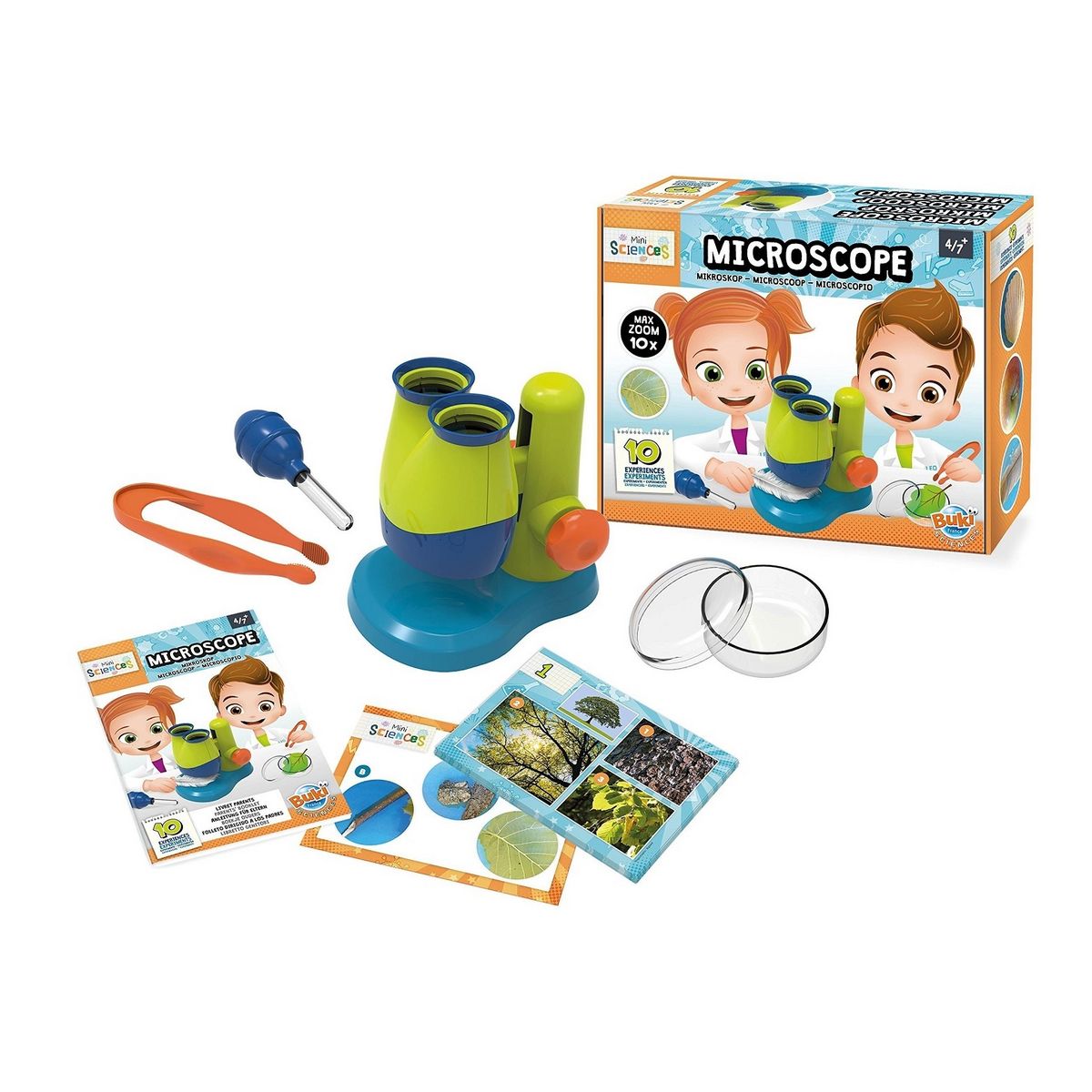 BUKI Microscope binoculaire mini sciences