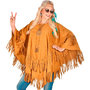 Voir la diapositive 1 : WIDMANN Poncho Daim - Hippie - Femme - Standard
