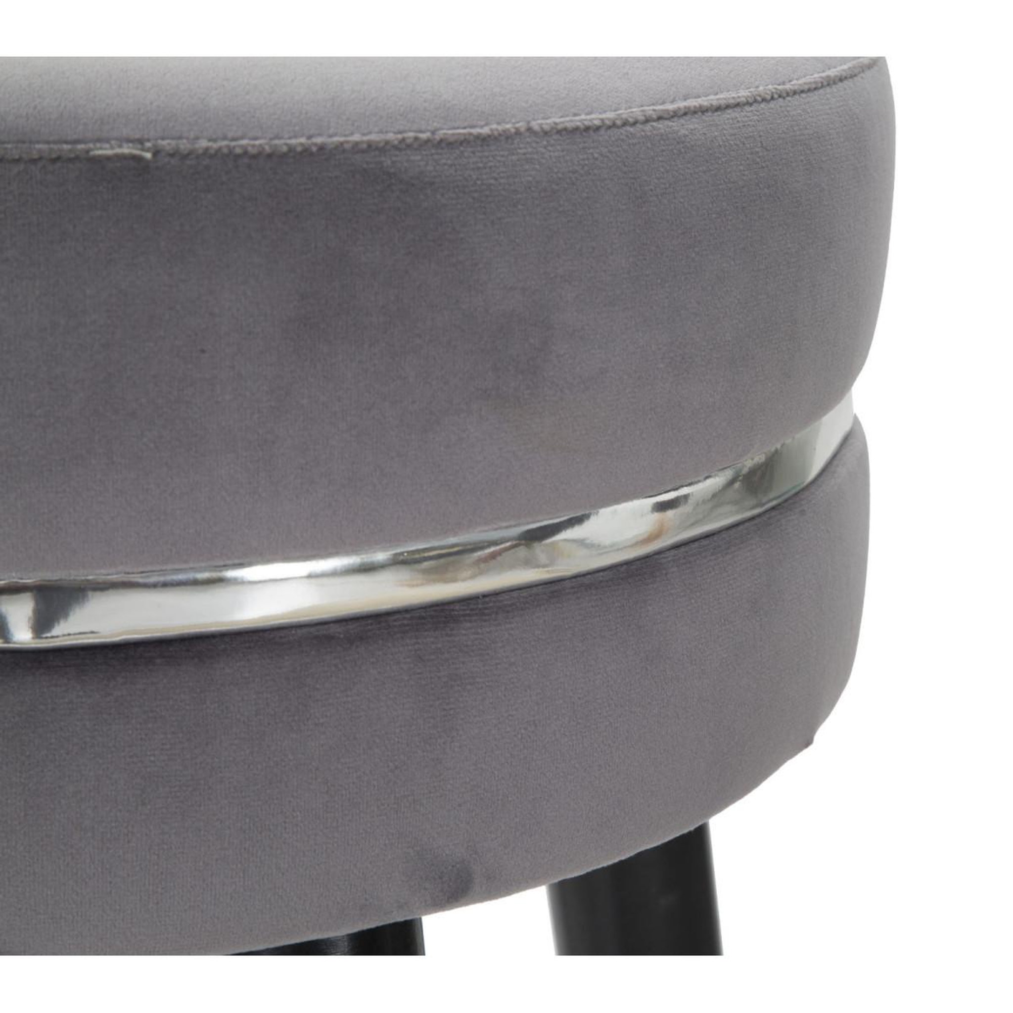 Voir la diapositive 4 : Paris Prix Tabouret de bar design  paris  74cm gris & argent