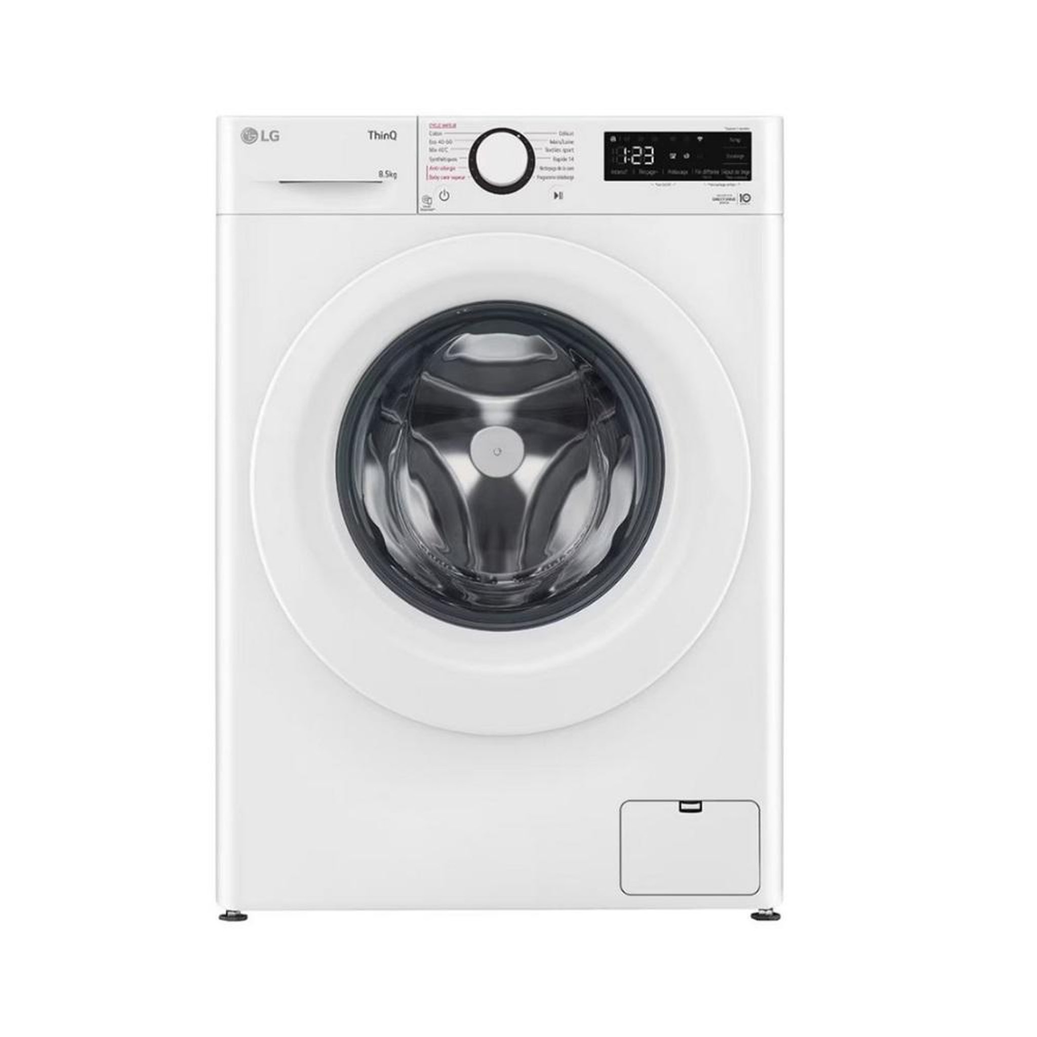 Voir la diapositive 1 : LG Lave-linge frontal 8.5kg 1200 tours/min - F82AV33WHS