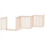Voir la diapositive 4 : VIDAXL Barriere pour chien porte pliable 12 panneaux bois de peuplier