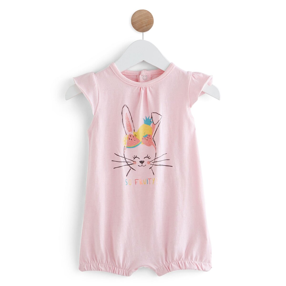 IN EXTENSO Combishort lapin bébé fille
