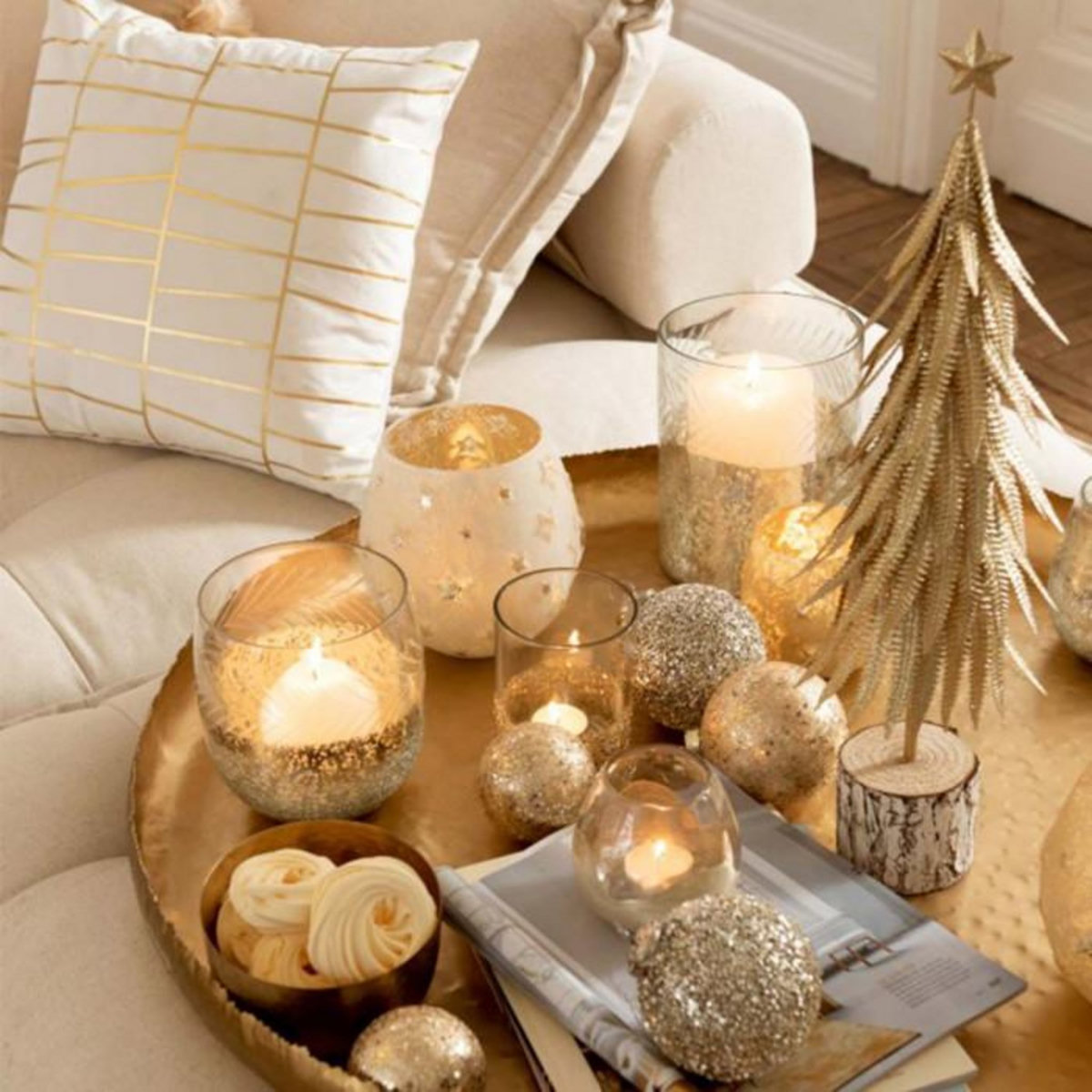 Paris Prix Photophore en Verre Déco  Craquelé  27cm Argent