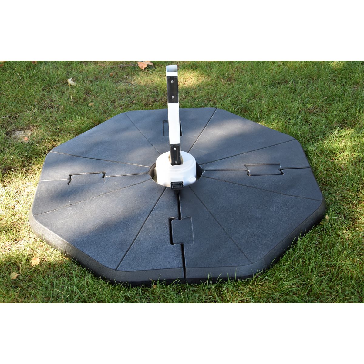 Dalles à lester en 4 modules pour parasol déporté