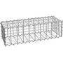 Voir la diapositive 1 : tectake Gabion rectangulaire gris 100 x 30 x 30 cm