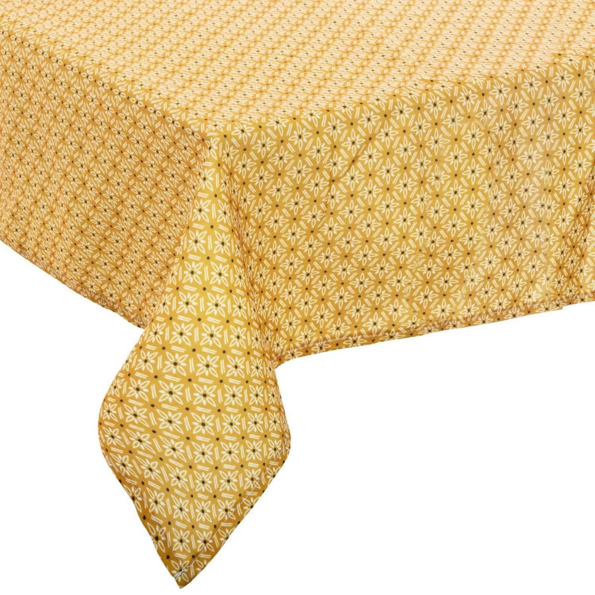ATMOSPHERA Nappe anti-tache rectangulaire Sarasota - 140 x 240 cm - Jaune