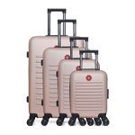 SWISS KOPPER SWISS KOPPER - Set de 4 Valises WIL-M 75 cm 4 Roues. Coloris disponibles : Beige, Gris