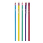 Paris Prix Lot de 5 Crayons à Papier  Pop  19cm Multicolore