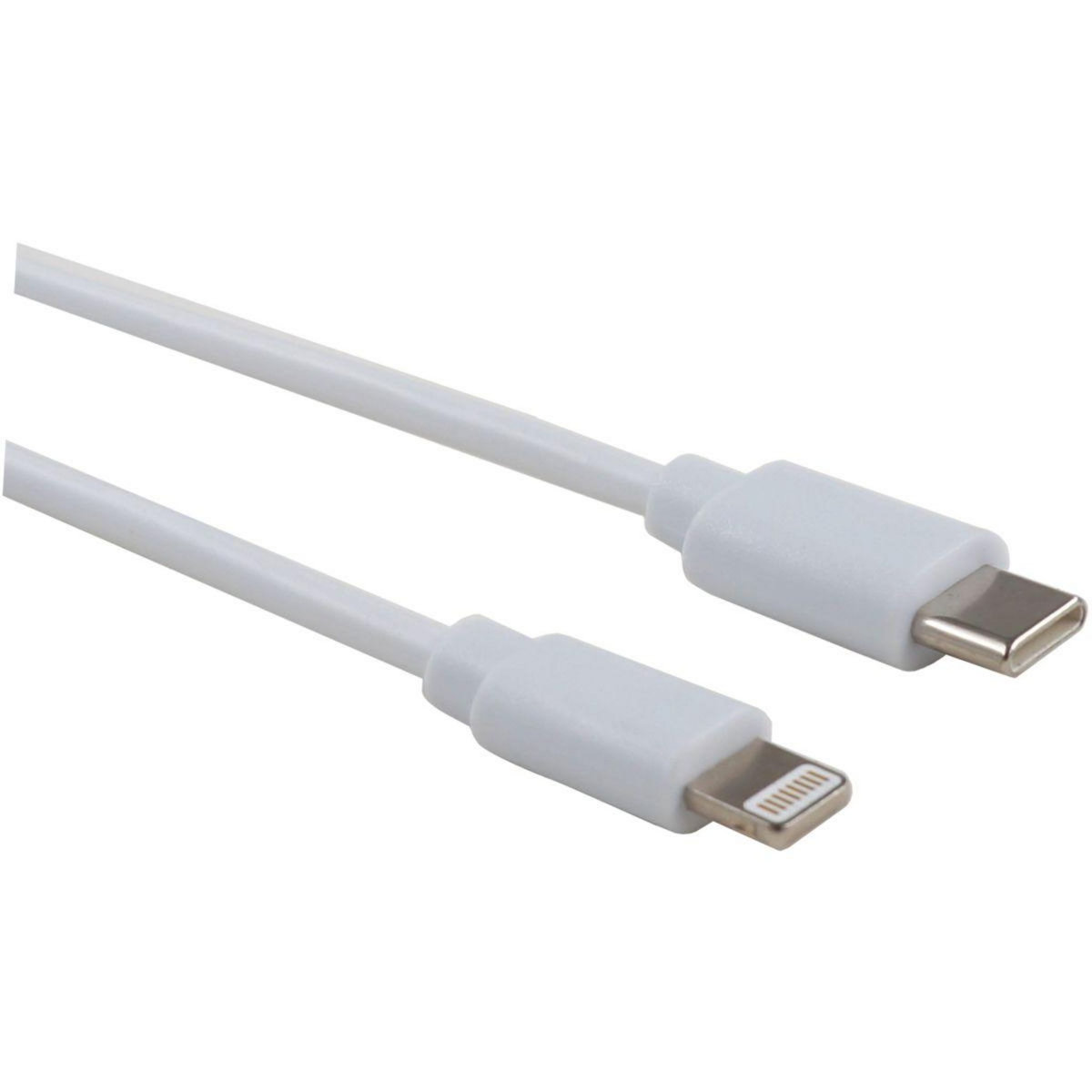 Listo Câble Lightning USB-C vers Lightning 90cm Non MFI Blanc