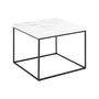 Voir la diapositive 5 : LISA DESIGN Alamosa - table basse - effet marbre blanc - 60 cm