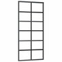 Voir la diapositive 4 : VIDAXL Porte coulissante avec kit de quincaillerie 90x205 cm Verre ESG