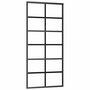 Voir la diapositive 4 : VIDAXL Porte coulissante avec kit de quincaillerie 90x205 cm Verre ESG
