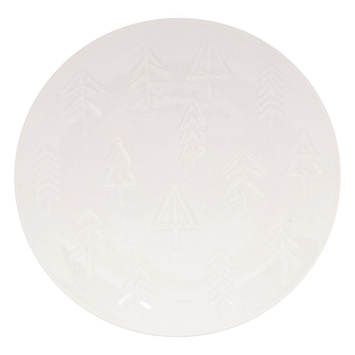 FEERIC LIGHT & CHRISTMAS Service vaisselle 18 pièces SAPIN - Blanc