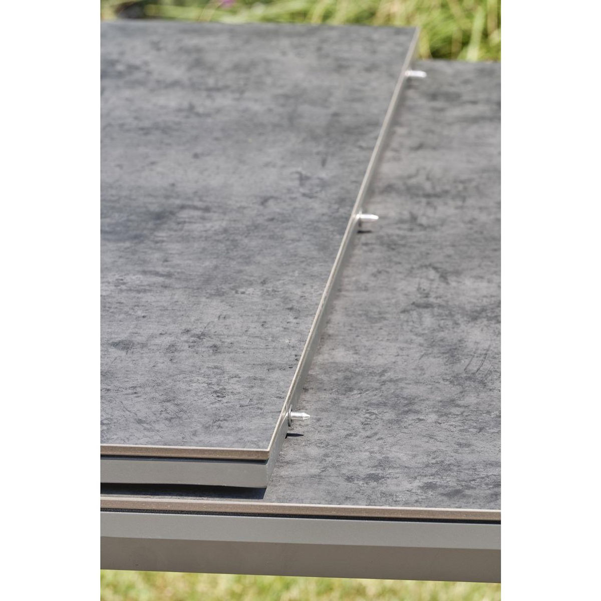 Paris Prix Table de Jardin Extensible en Céramique  Floride  180-240cm Gris Anthracite
