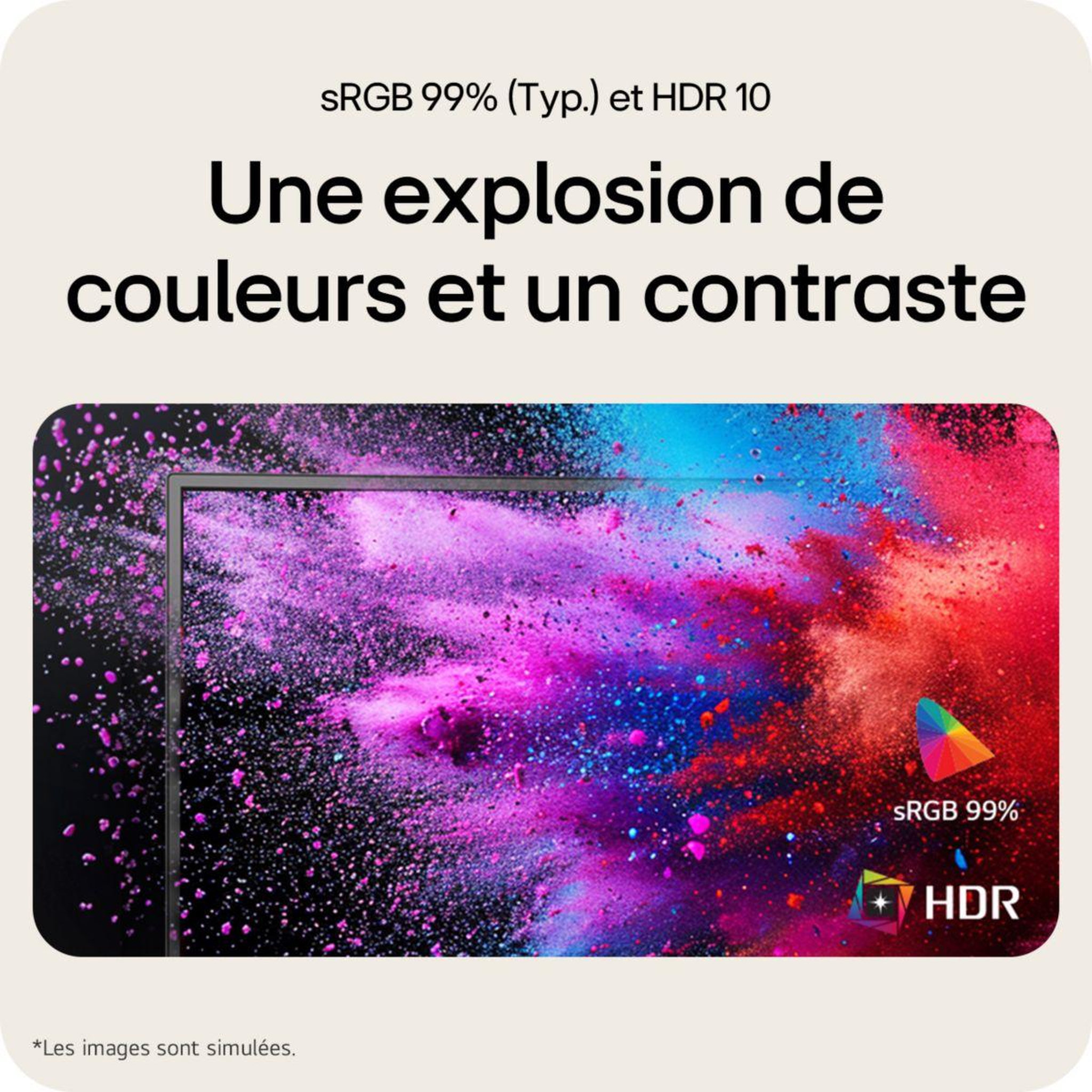 Voir la diapositive 3 : LG Ecran pc 27u411a-b.aeuq 27'' ips full hd 120 hz hdr10