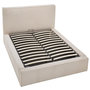 Voir la diapositive 5 : BEST MOBILIER Topaze - lit coffre - 160x200 cm - sommier inclus - velours côtelé