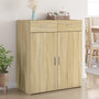 Voir la diapositive 1 : VIDAXL Buffet chene sonoma 80x42,5x93 cm bois d'ingenierie