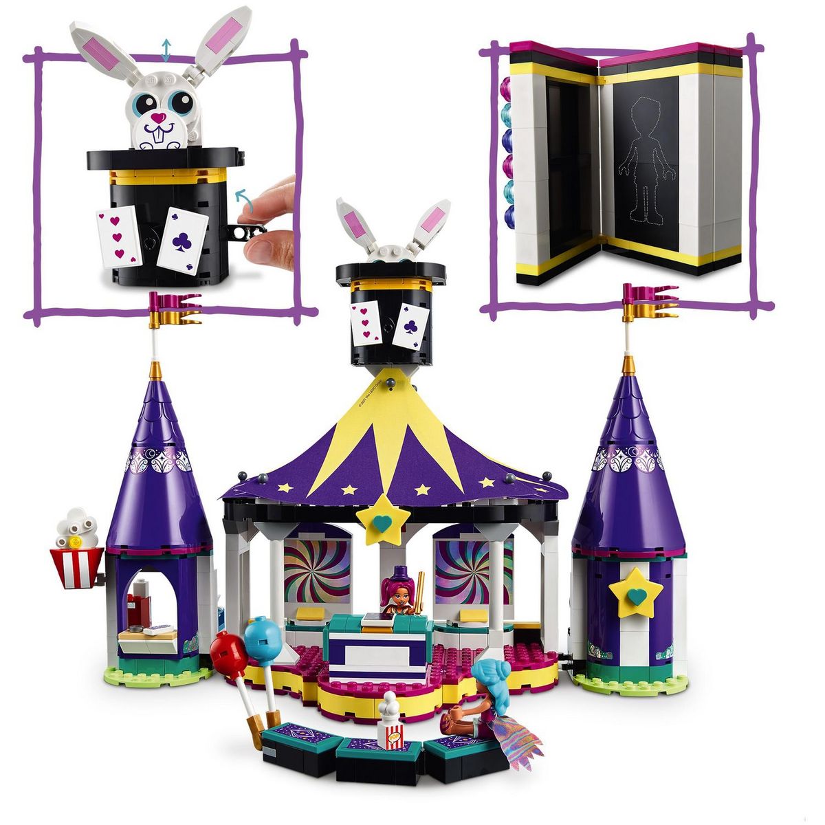 LEGO Friends 41685 Les montagnes russes de la fête foraine magique dès 8 ans
