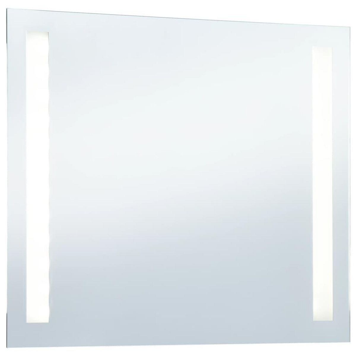 VIDAXL Miroir mural a LED pour salle de bains 80x60 cm