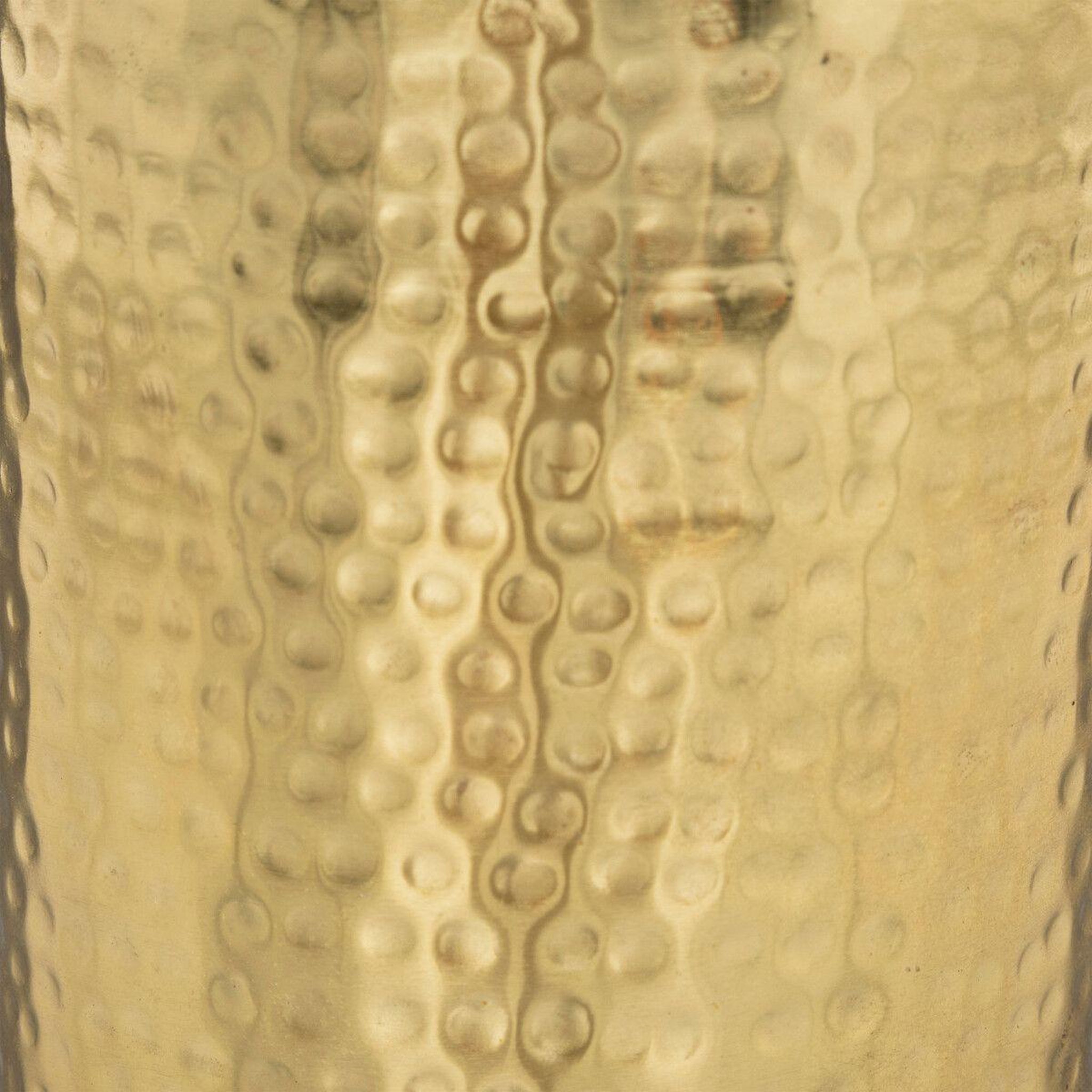 Voir la diapositive 2 : ATMOSPHERA Vase Design en Métal  Martelé  19cm Or