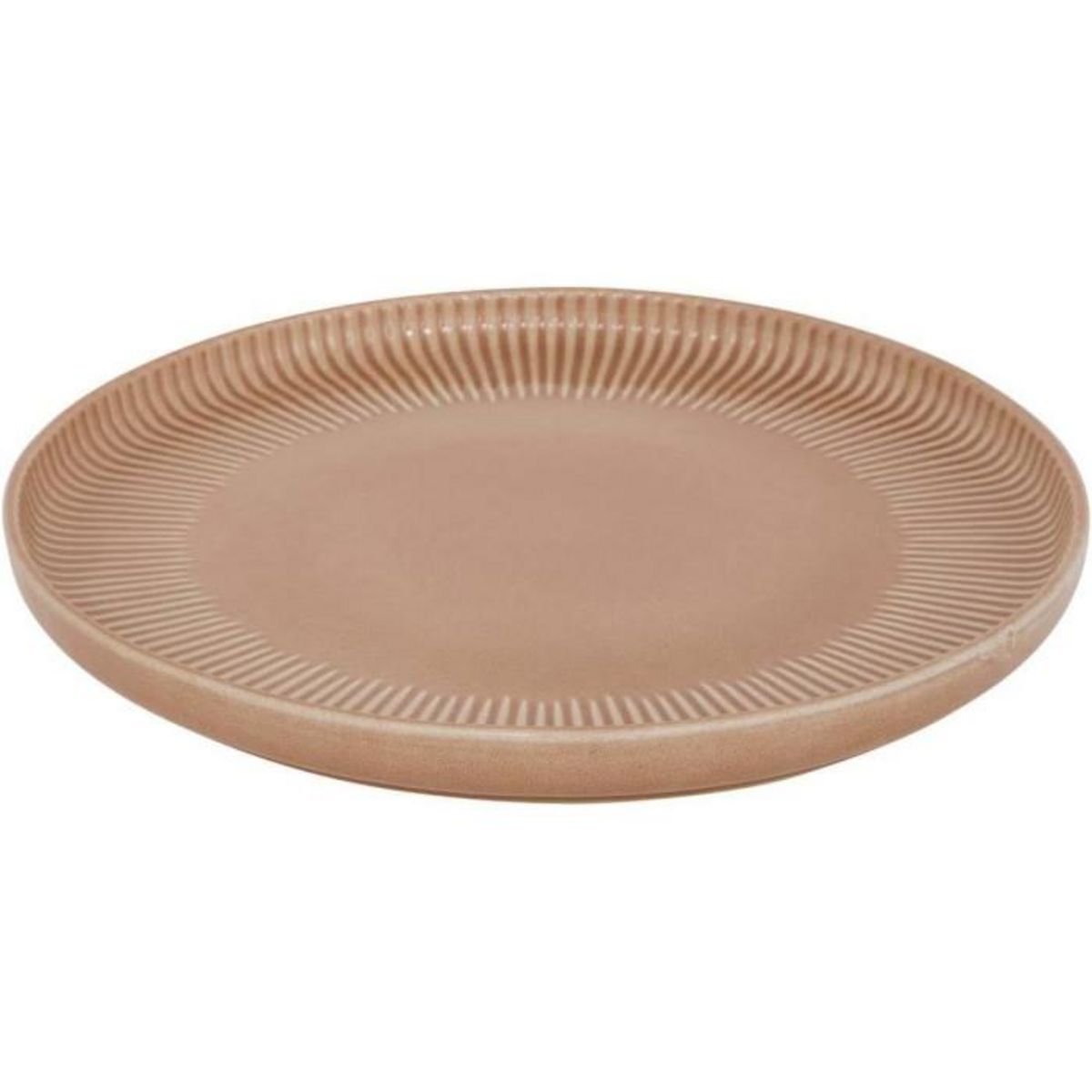 SECRET DE GOURMET Lot de 6 Assiettes Plates  Chloe  27cm Moka
