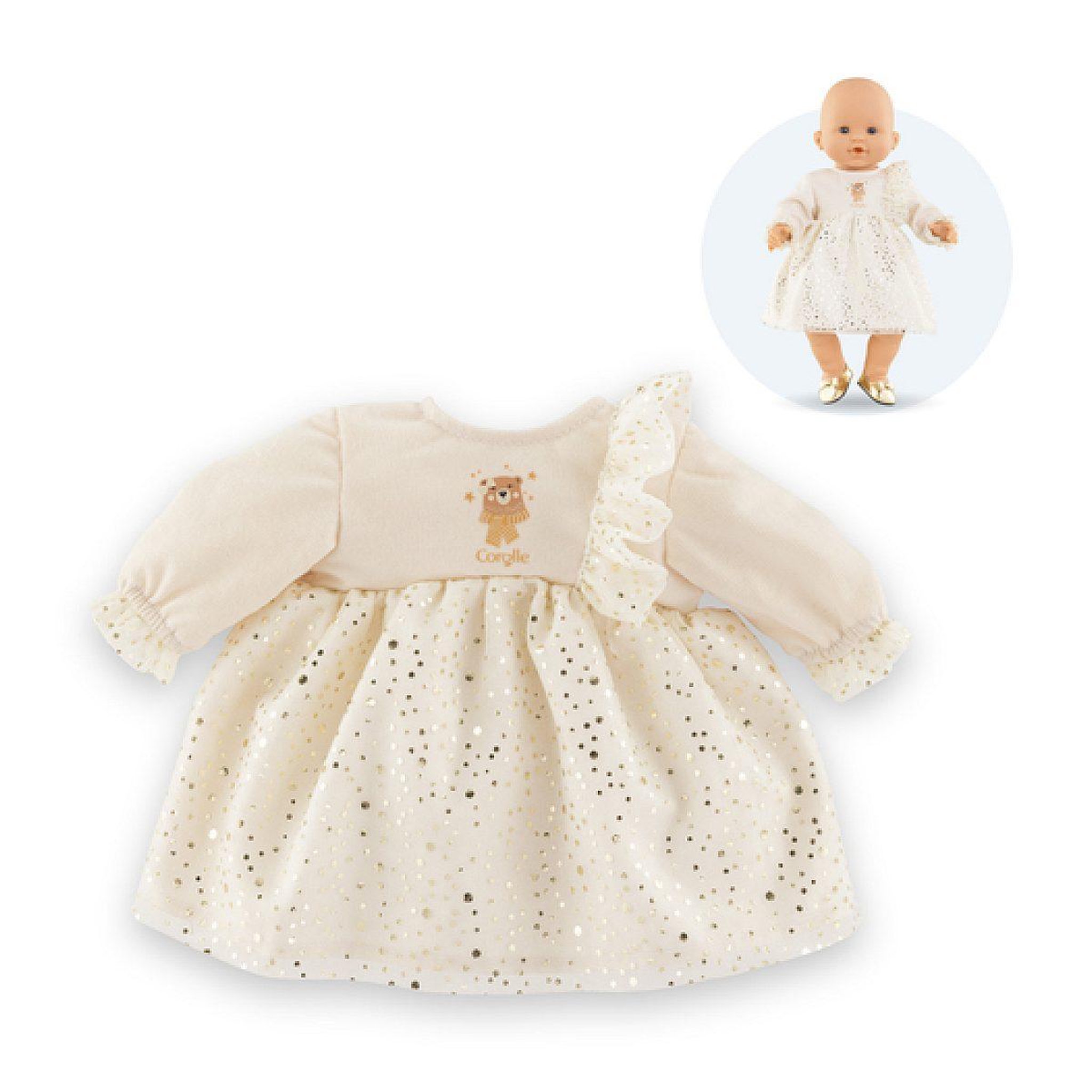 Voir la diapositive 2 : Corolle Bb36 robe foret enchantee