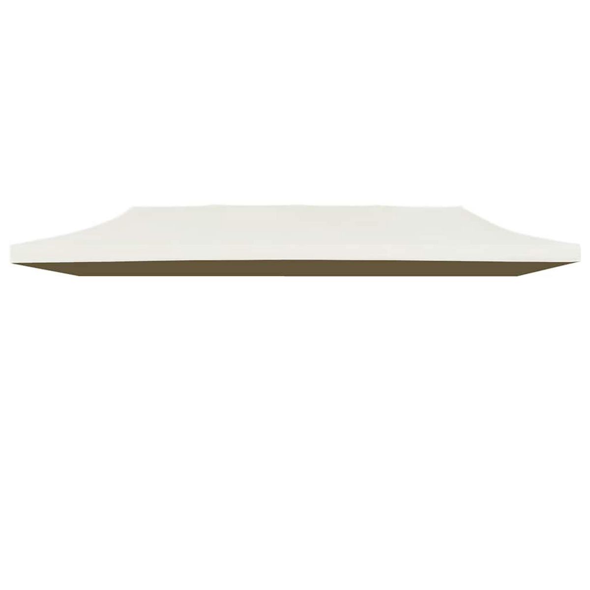 VIDAXL Toit de tente de reception 3 x 6 m Creme