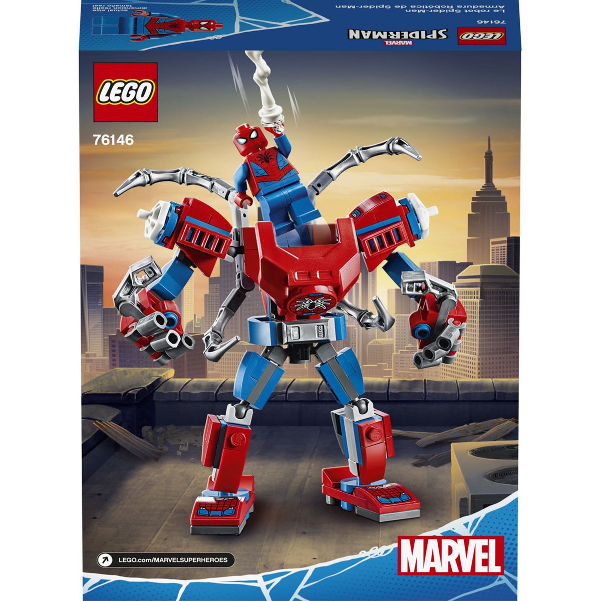 LEGO Super Héros Marvel 76146 - Le Robot de Spiderman