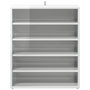 Voir la diapositive 5 : VIDAXL Armoire a chaussures Blanc brillant 60x35x70 cm Agglomere