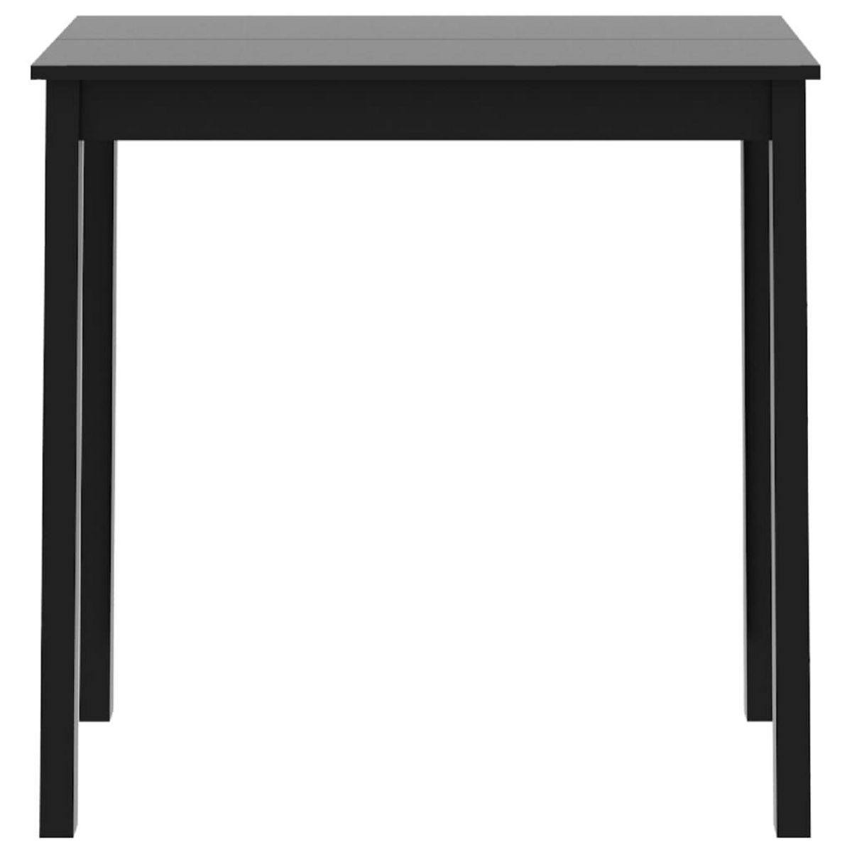 VIDAXL Table de bar MDF noir 115x55x107 cm