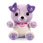 Voir la diapositive 1 : VTECH Peluche interactive Violette mon amie pattes magiques