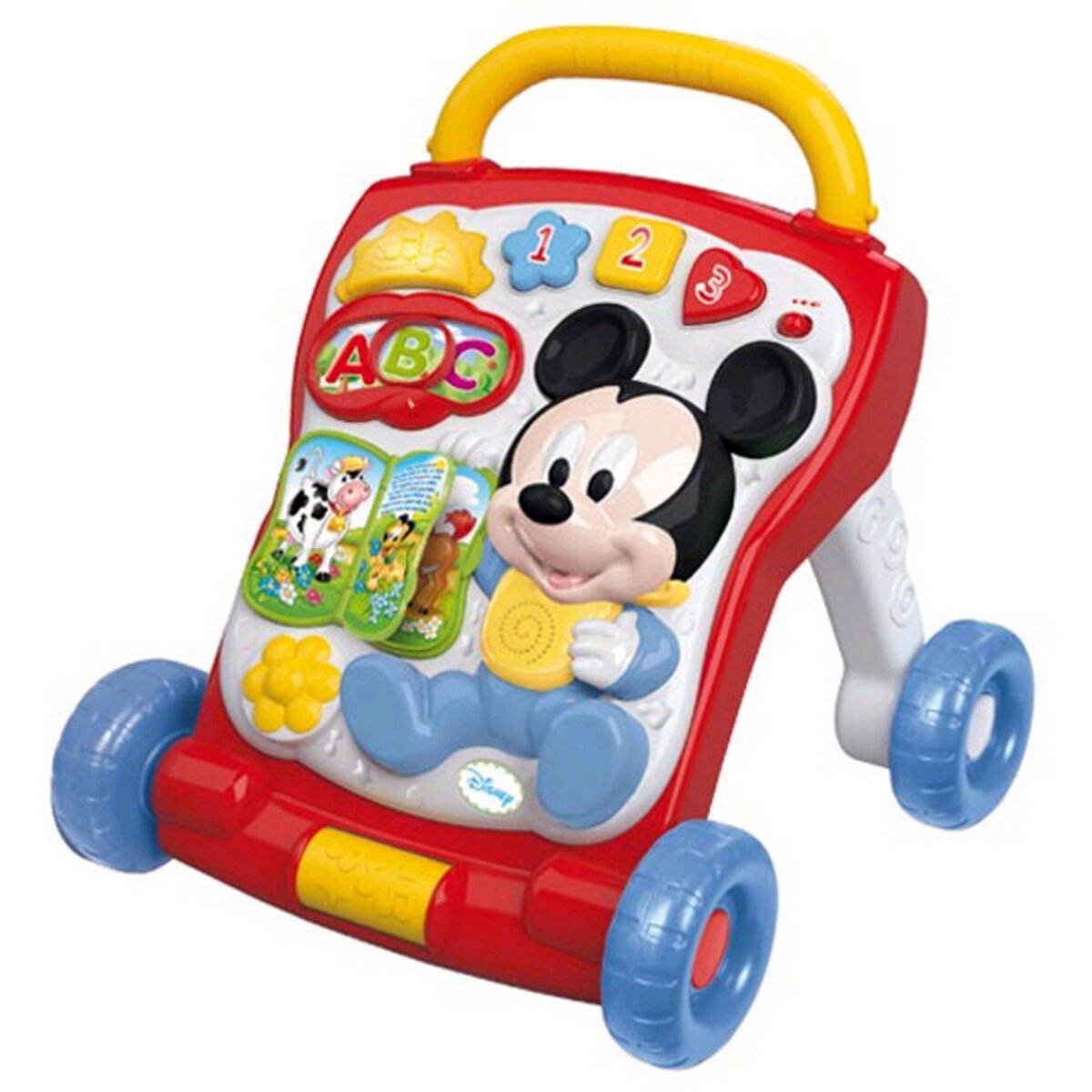 Trotteur mickey on sale pas cher