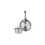 ELO Ensemble de 1 Poêle de cuisson 24 cm et 1 faitout 14 cm Elo Profi Citrin
